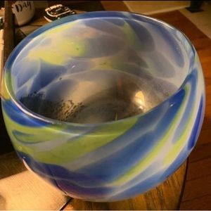 Hanna Hellum Randsfjordglass Hand Blown Bowl from Norway